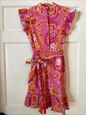 Sheridan French Miller Dress in Positano Petal, size XS